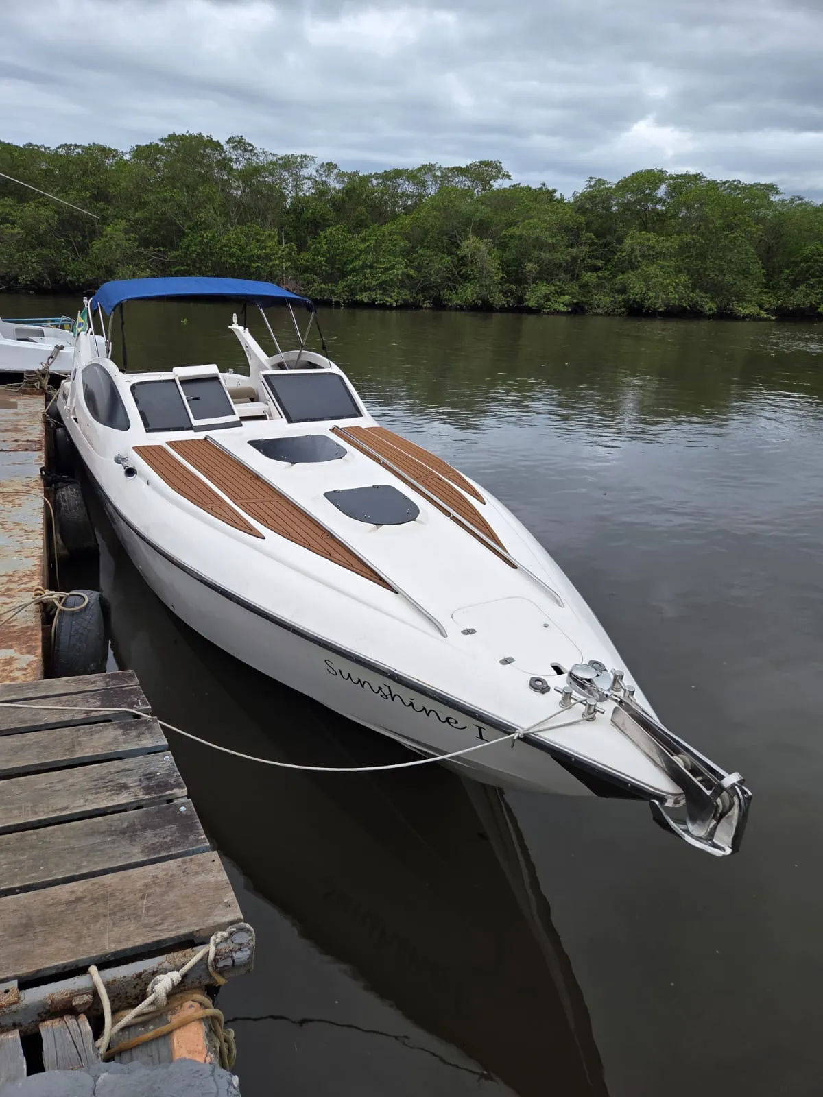 Lancha Dynamax 30 pés - Foto 2 mostrando detalhes da embarcação