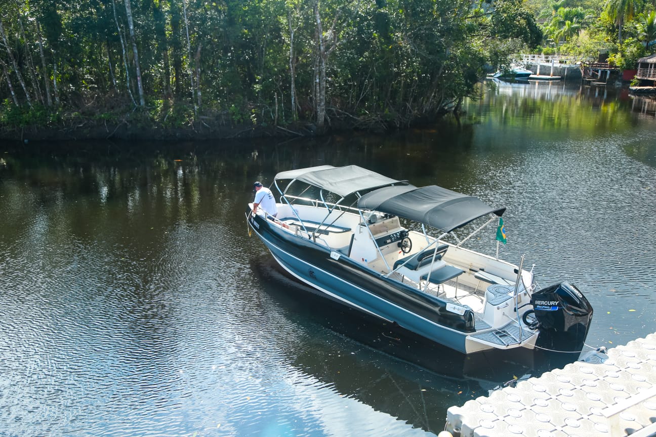 Lancha Wave Hunter 25 pés - Foto 9