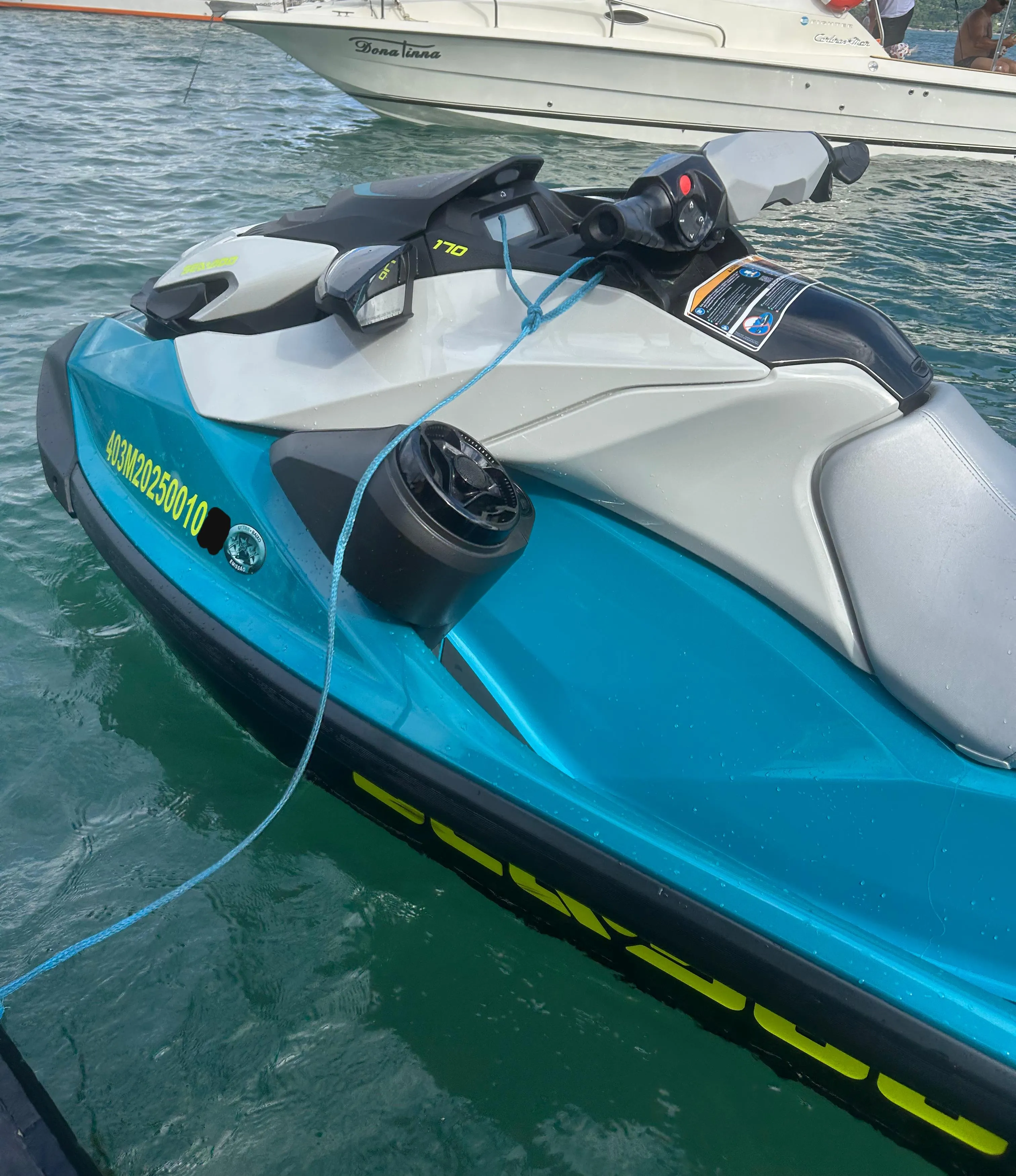 Jetski Seadoo GTI 170 - Foto 2 mostrando detalhes do jetski em São Sebastião, Ilhabela