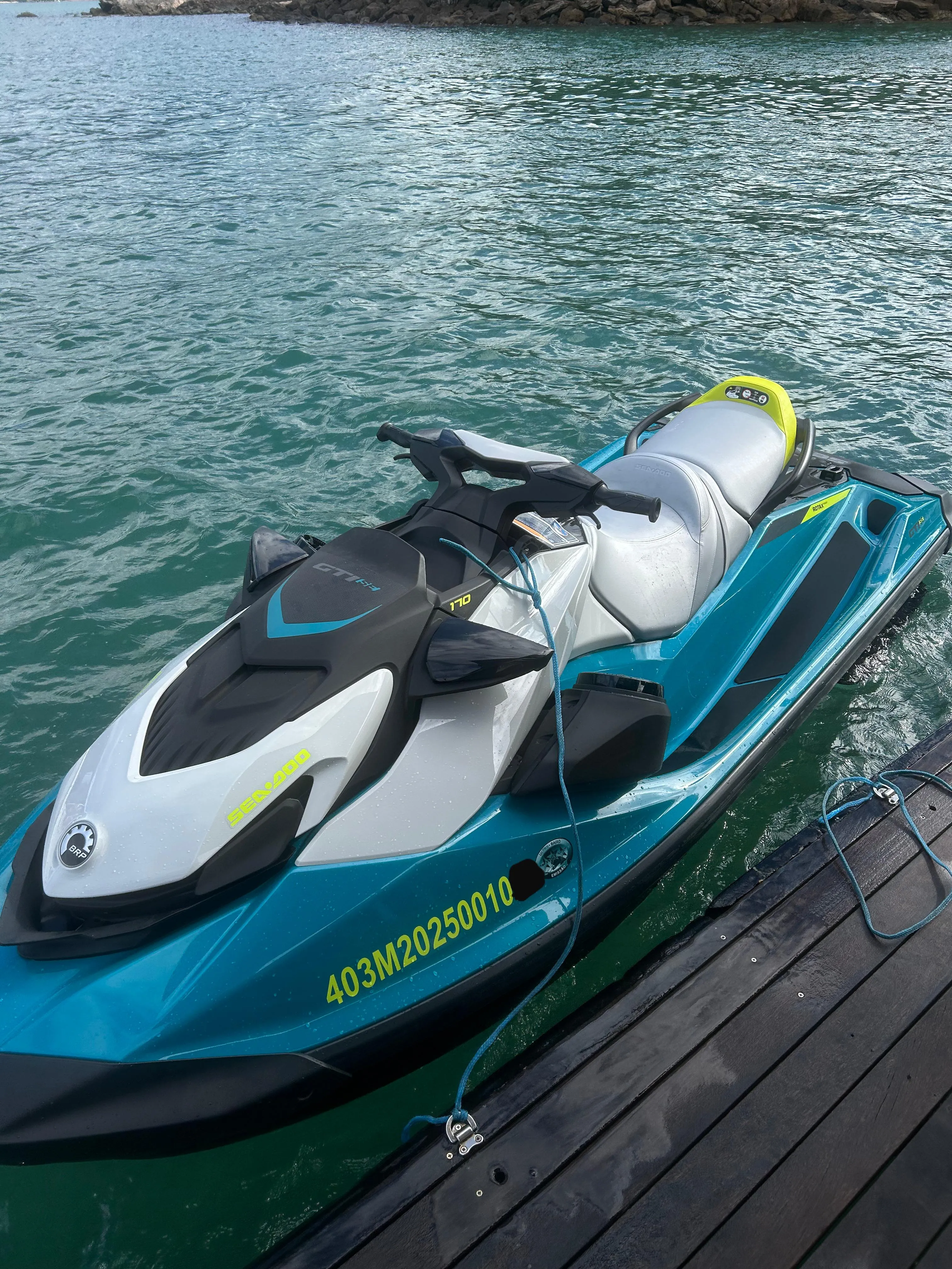 Jetski Seadoo GTI 170 - Foto 4 mostrando detalhes do jetski em São Sebastião, Ilhabela
