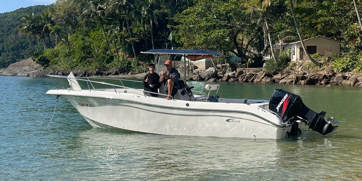 Passeio de Lancha Fishing em Caraguatatuba, Ubatuba, São Sebastião e Ilhabela