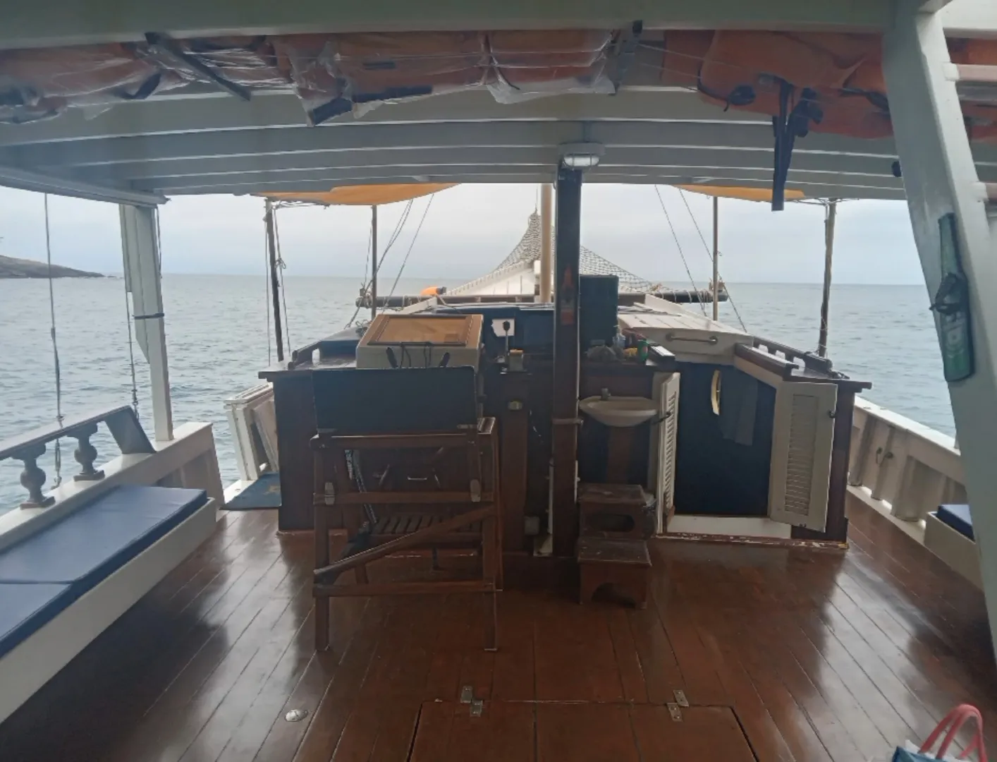 Escuna 60 pés - Foto 5 mostrando detalhes da embarcação