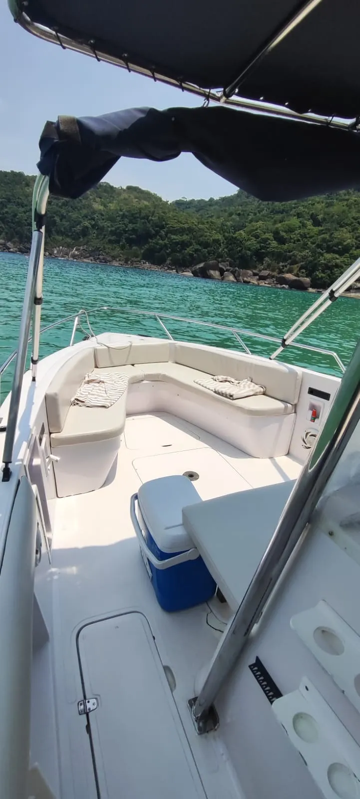 Lancha Riostar 25 pés - Foto 5 mostrando detalhes da embarcação