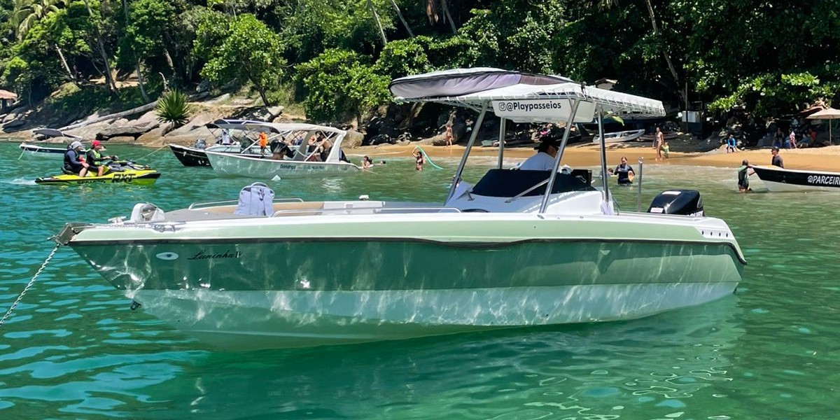 Passeio de Lancha Riostar em Caraguatatuba, Ubatuba, São Sebastião e Ilhabela