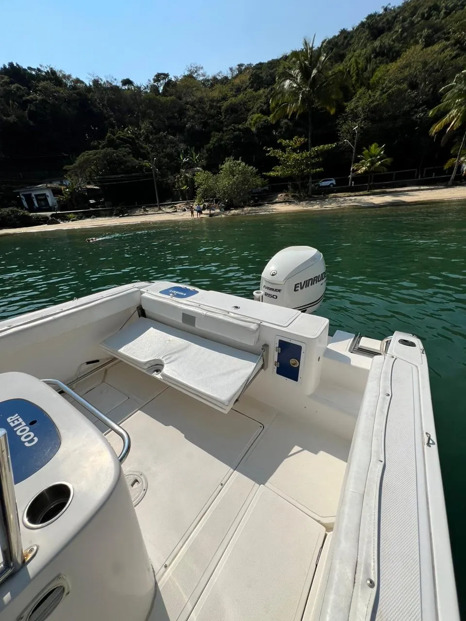 Lancha Fishing 26 pés - Foto 3 mostrando detalhes da embarcação